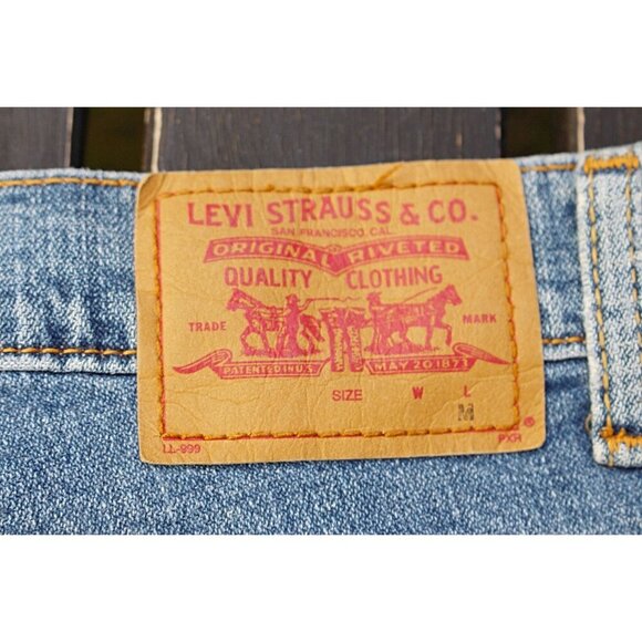 Levi's Women's 550 Vintage 90s "Levi.com" - Relaxed Boot Cut Jeans - Med 28 x 30 - Picture 6 of 12